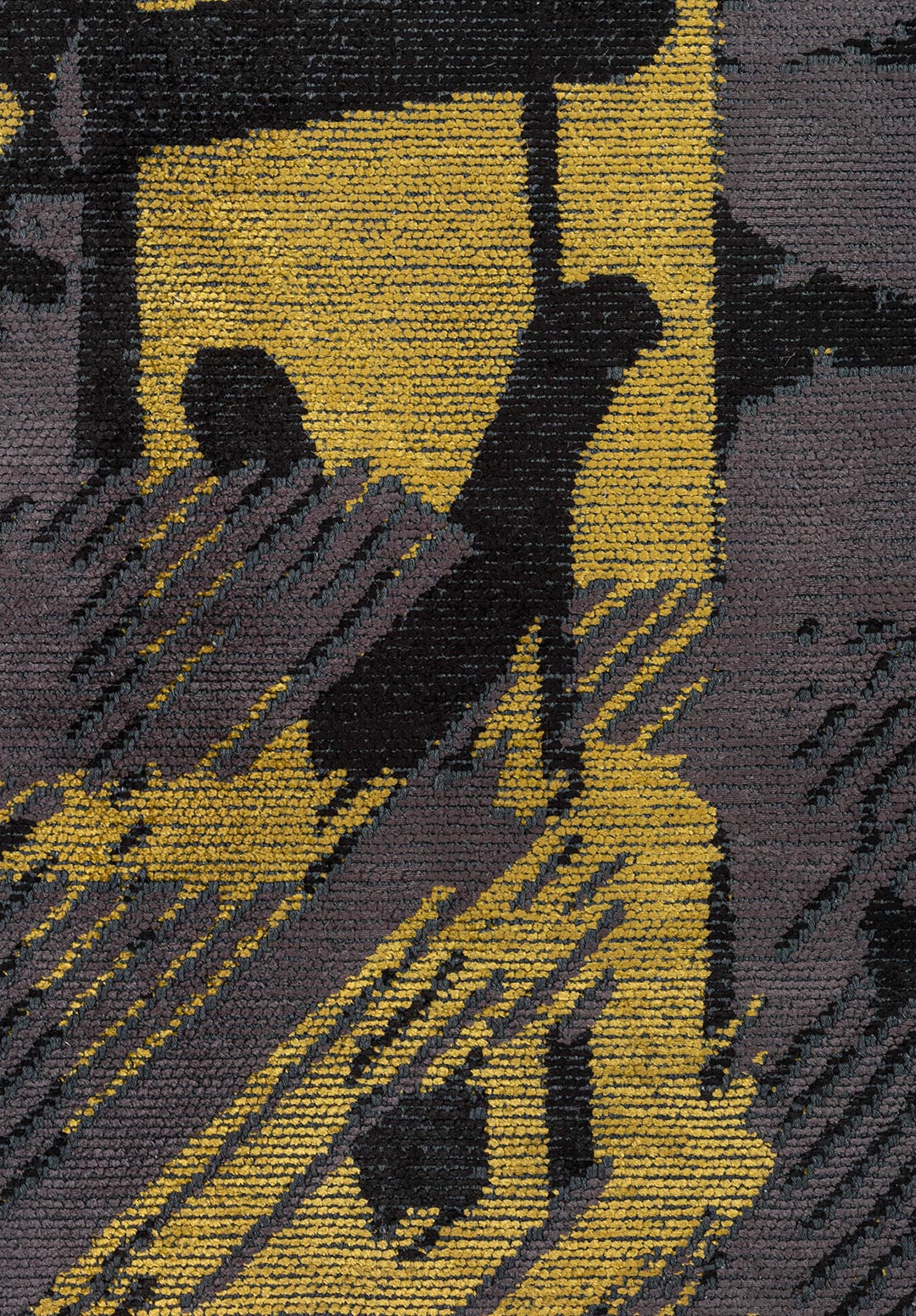 Bilbao Black - Yellow Rug