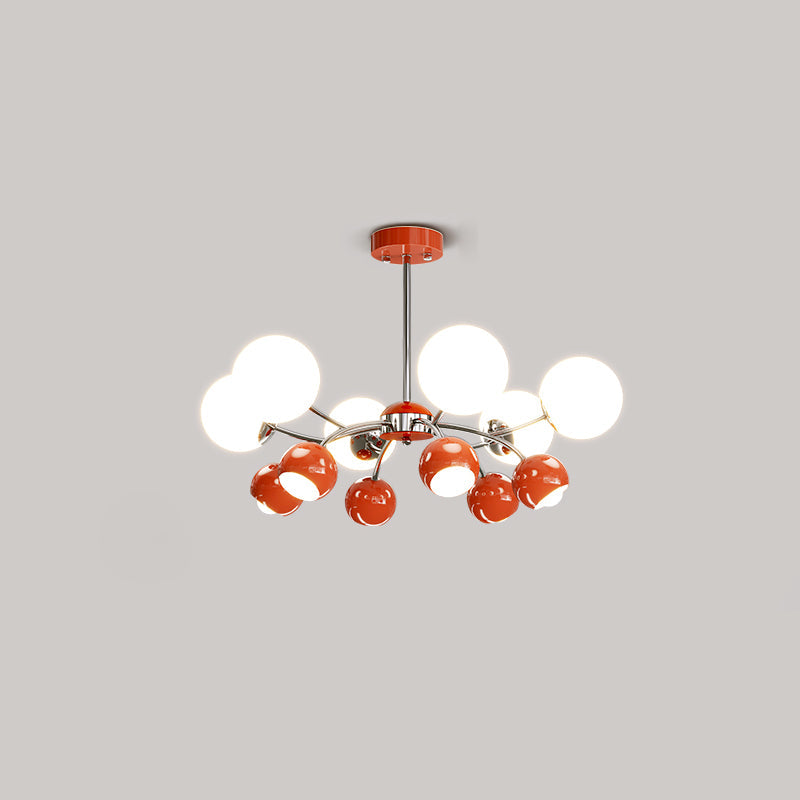 WOMO Space Age Glass Globe Chandelier-WM2290