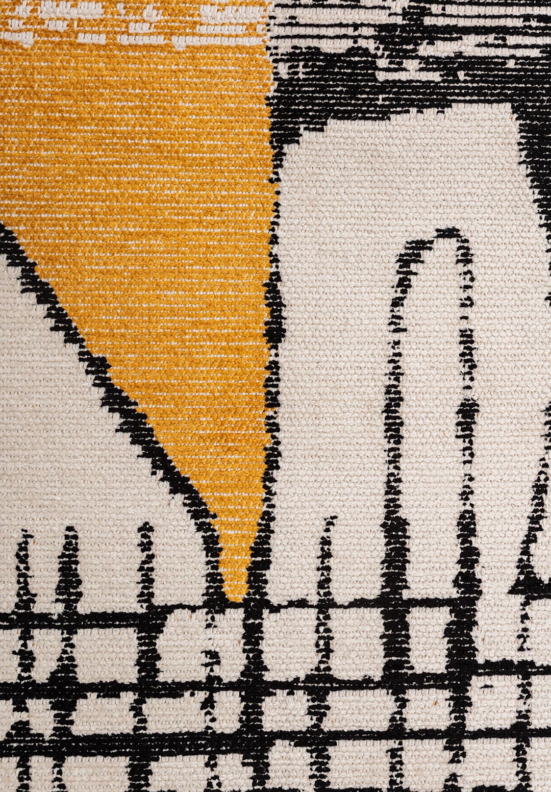 Edinburgh Black - Gold Rug