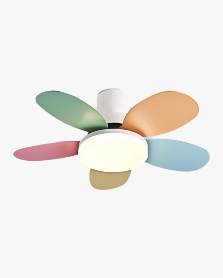 WOMO 36" Scandi Wood Ceiling Fan Lamp-WM5004