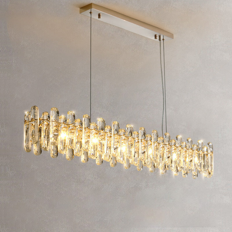 WOMO Crystal Round/Linear Chandelier-WM2406
