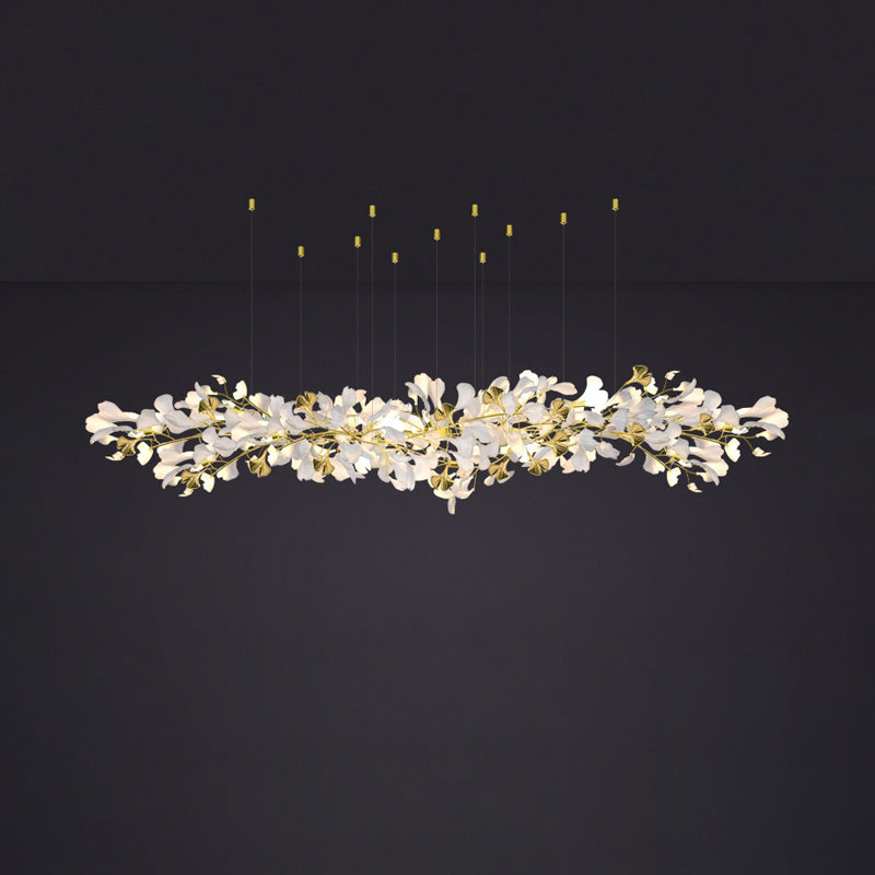 WOMO Gingko Large Long Chandelier-WM2426