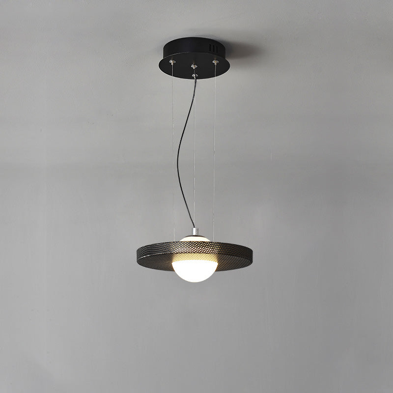 WOMO Black Disc Pendant Light-WM2324