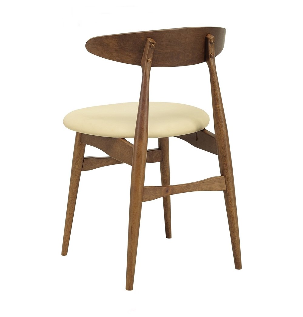 Telyn - Cocoa & Cream Dining Chair - Nordic Side - 06-10, feed-cl0-over-80-dollars, feed-cl1-furniture, gfurn, hide-if-international, modern-furniture, us-ship