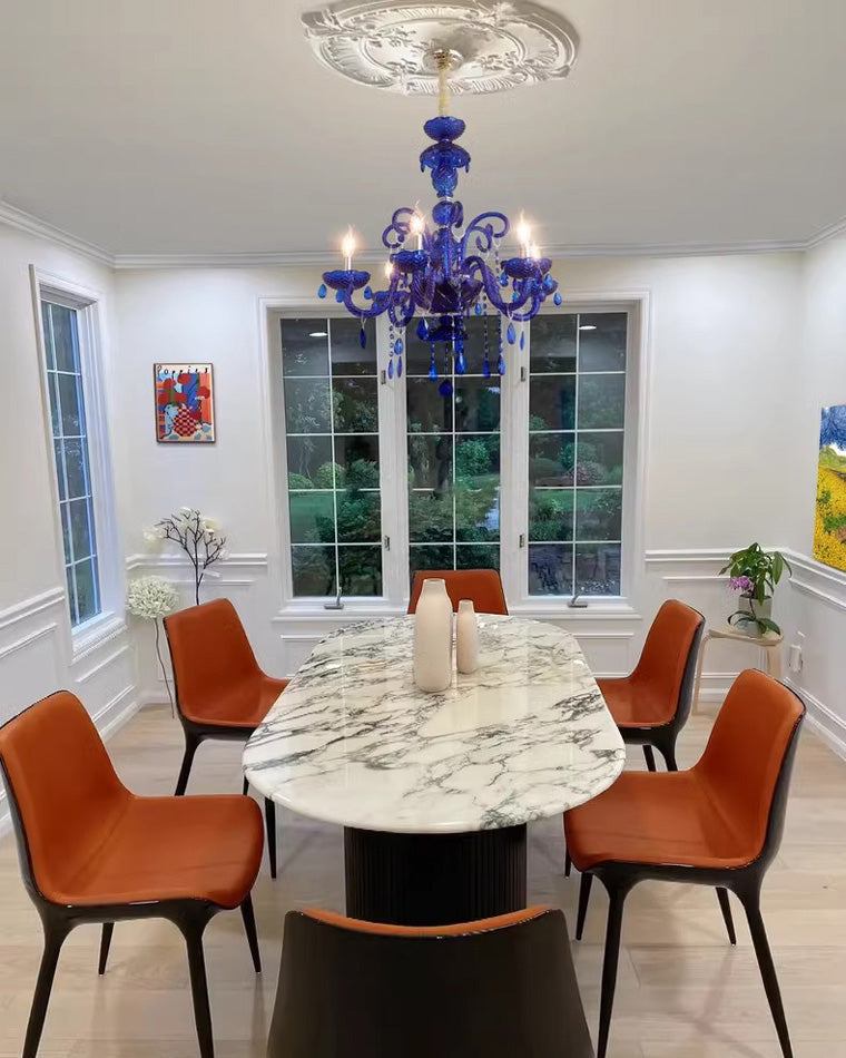 WOMO Blue Crystal Chandelier-WM2348