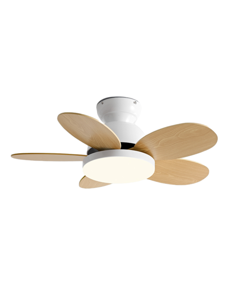 WOMO 36" Scandi Wood Ceiling Fan Lamp-WM5004