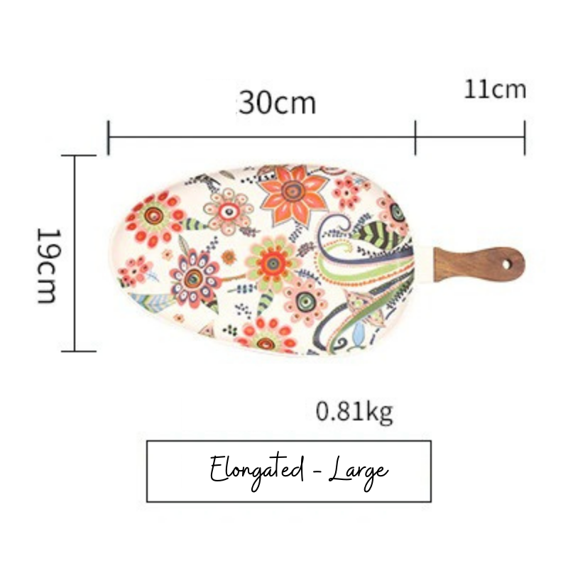 Klastiva‚Ñ¢ Floral Dinner Plate - Nordic Side -