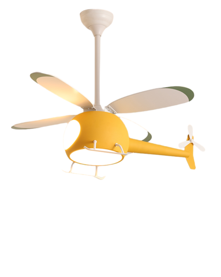WOMO Airplane Children Ceiling Fan Lamp-WM5007