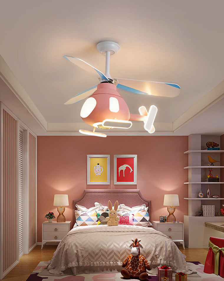 WOMO Airplane Ceiling Fan Lamp-WM5105