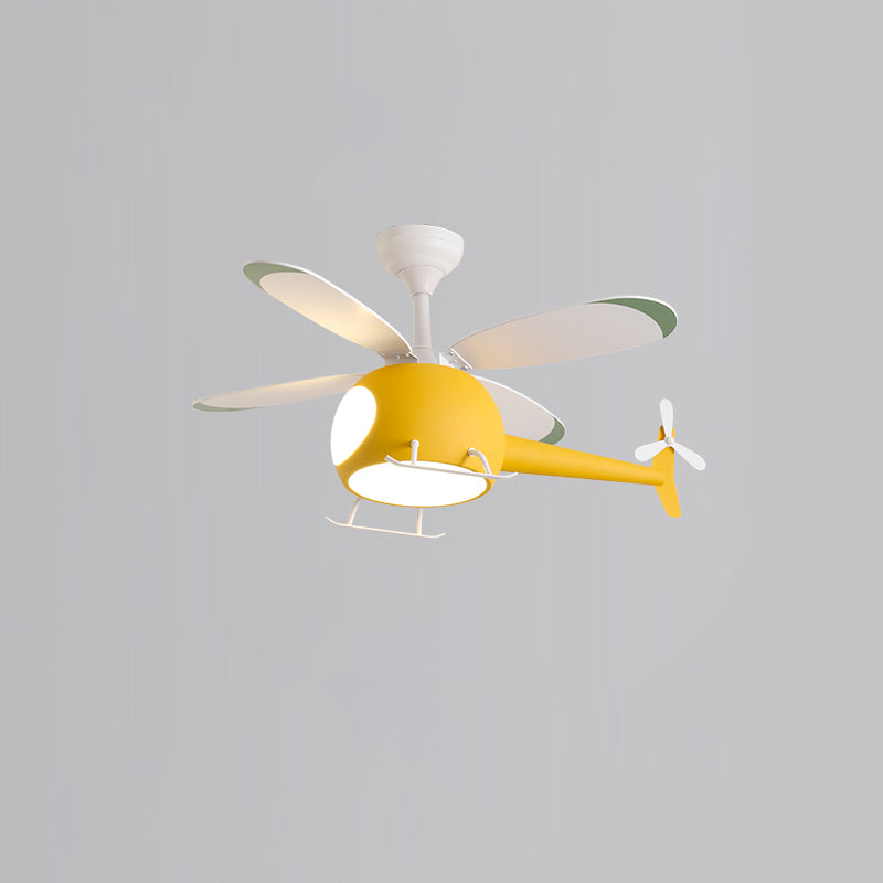 WOMO Airplane Children Ceiling Fan Lamp-WM5007
