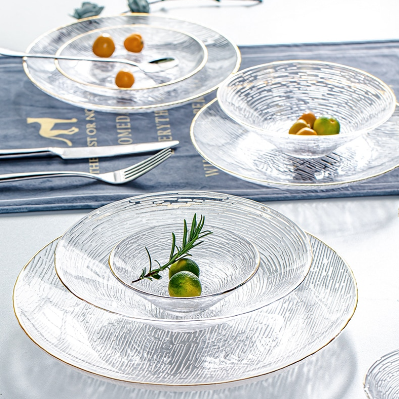 Claren Traditional Glass Dinnerware Set