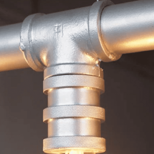 4 Head Water Pipe Industrial Pendant Light