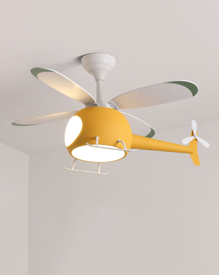 WOMO Airplane Children Ceiling Fan Lamp-WM5007