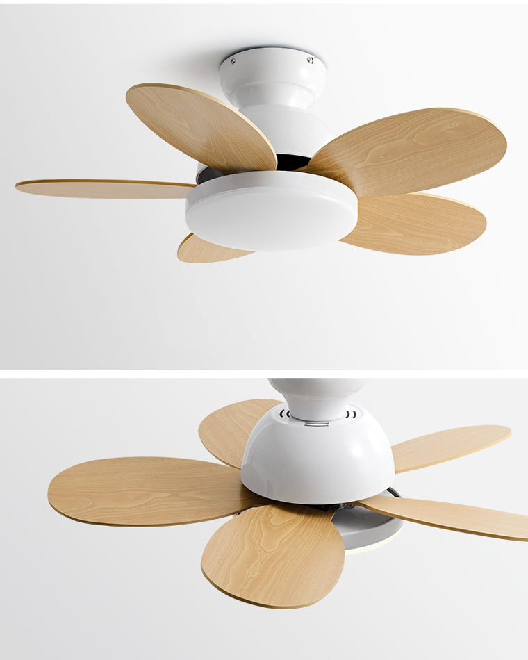 WOMO 36" Scandi Wood Ceiling Fan Lamp-WM5004