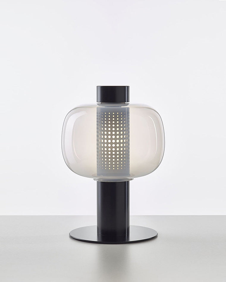 WOMO Beautiful Cylinder Glass Table Lamp-WM8032