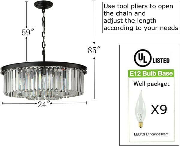 Adara - Modern Crystal Chandelier