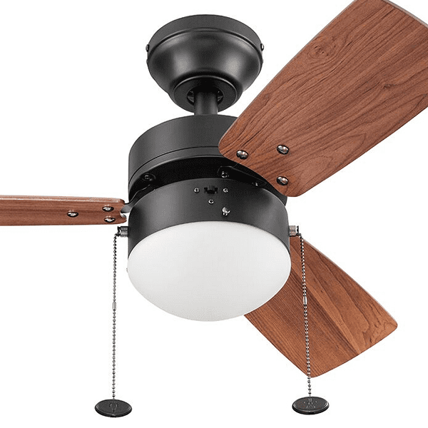 Aiken - Rubbed Bronze 3 Blade Ceiling Fan