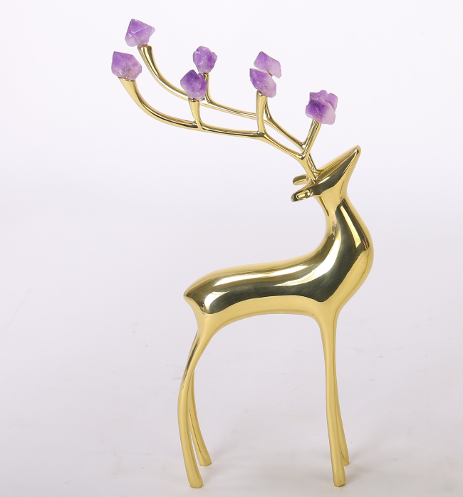 Mama Deer Large - Purple