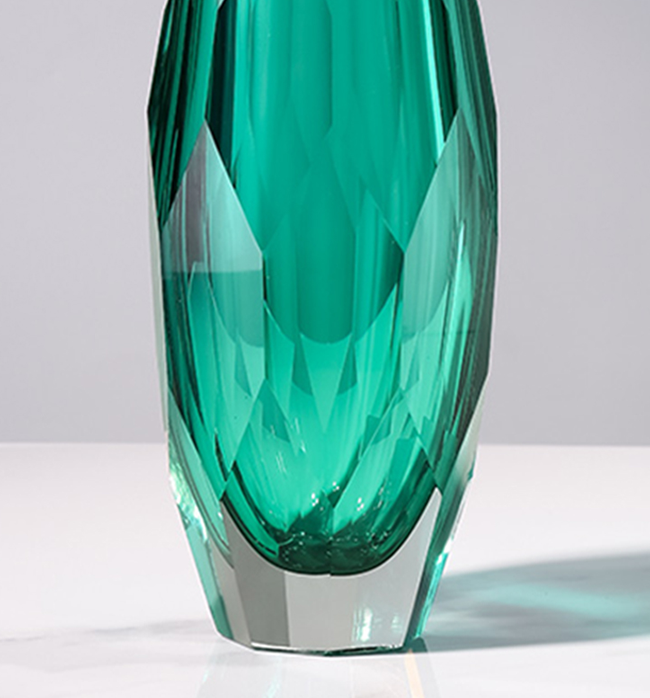 The Harriet Vase Amethyst - Green