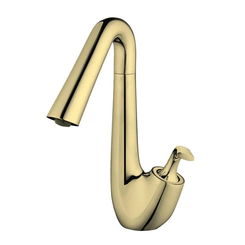 Avita - Single Lever Bathroom Sink Faucet with Rotation