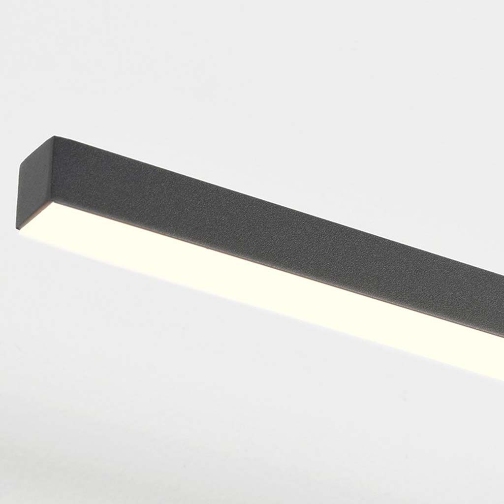 Bathroom Vanity Wall Light Minimalist Linear LED, Black