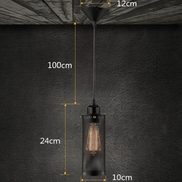 Caius - Vintage Industrial Hanging Pendant Lamp