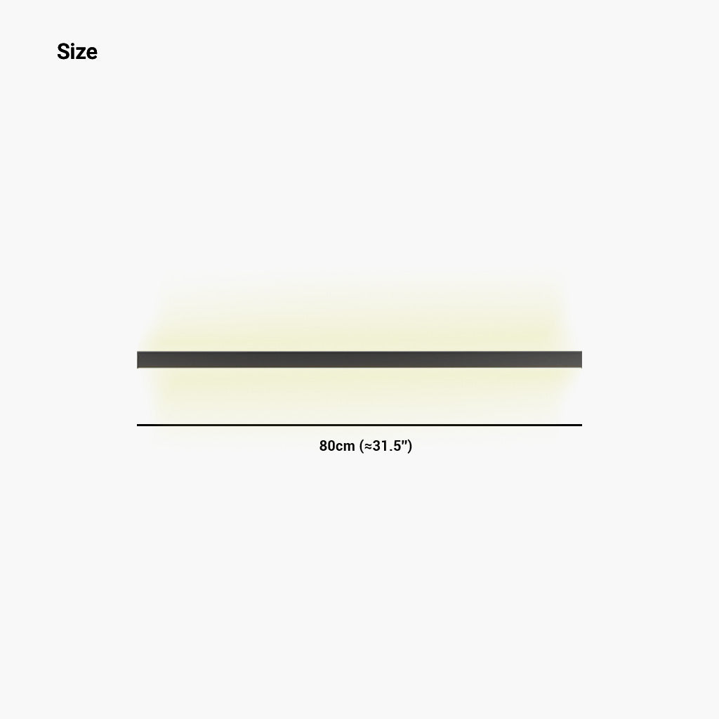 Ceiling Light Bar Linear Flush Mount Minimalist LED, Black/White