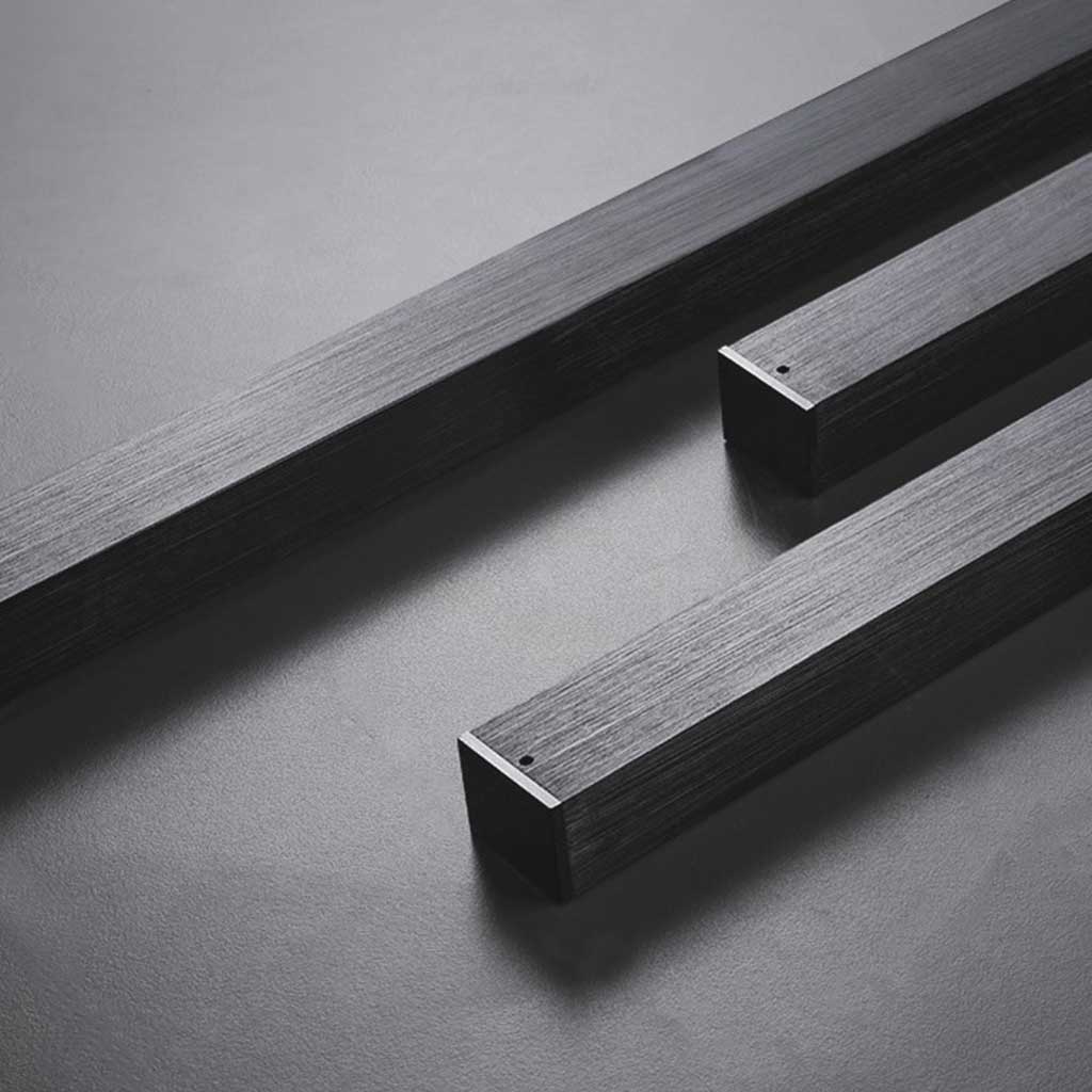 Chandelier Modern Minimalist Multiple Bar LED Dimmable, Black