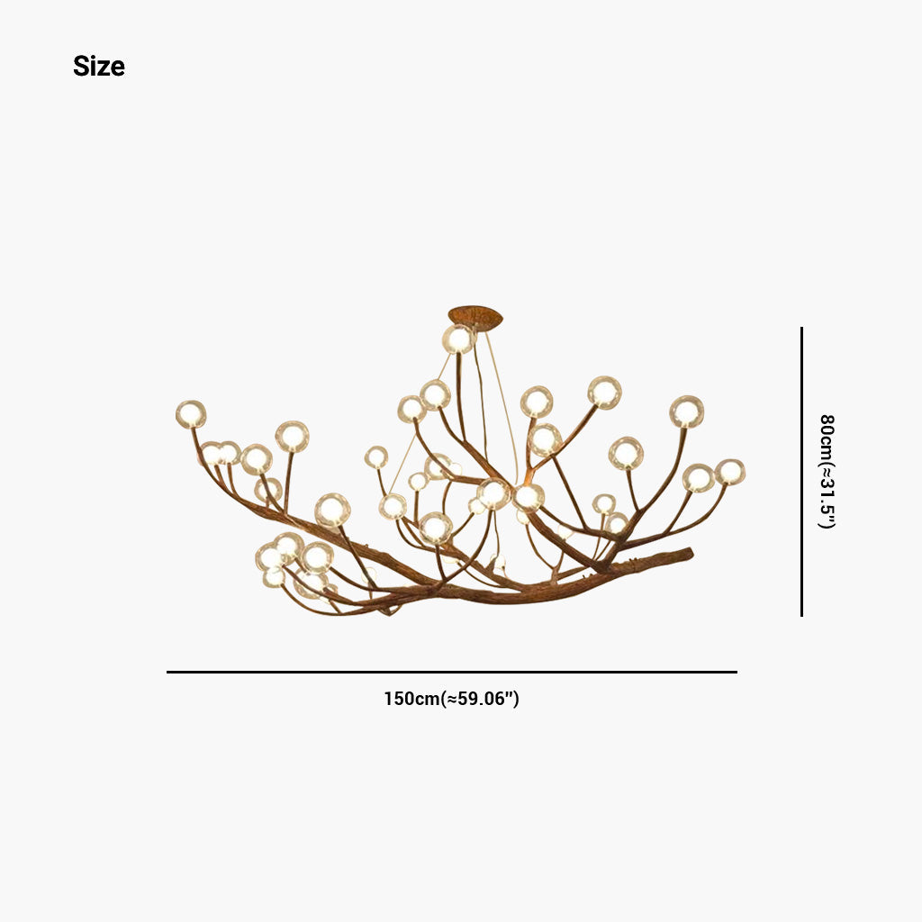 Chandelier Nordic Decorative Tree Branch, 8-42 Lights