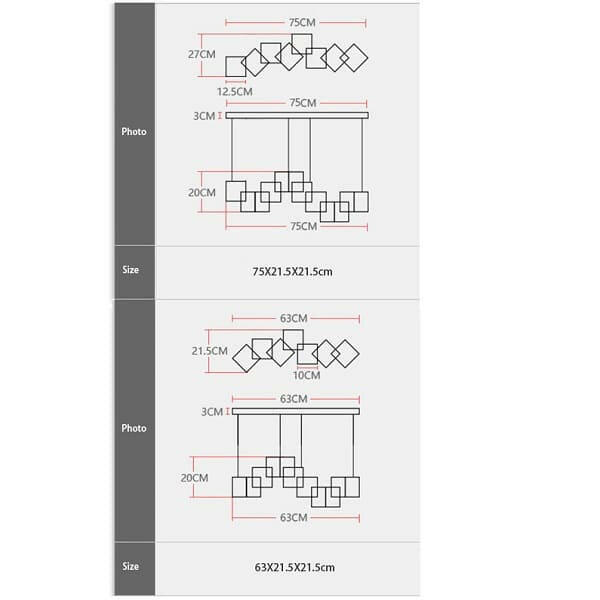 The Coral - Cube Pendant Lights