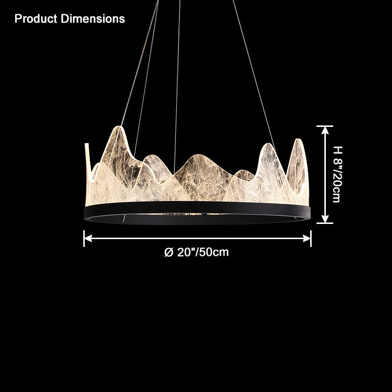 WOMO Mountain Round Chandelier-WM2361