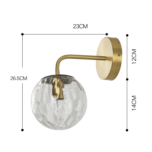 Deng - Deco Glass Ball Wall Light