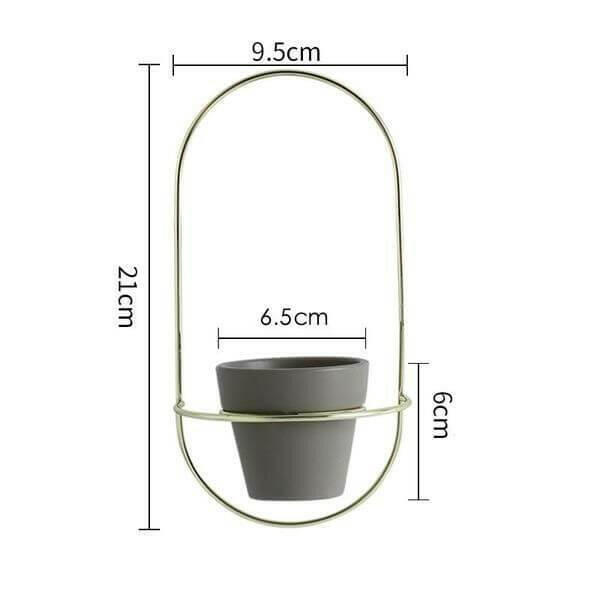 Esma - Rounded Wall Planter