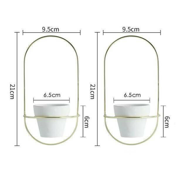 Esma - Rounded Wall Planter