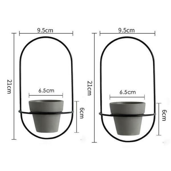 Esma - Rounded Wall Planter