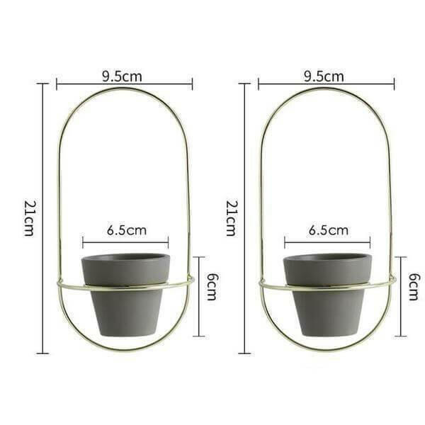 Esma - Rounded Wall Planter