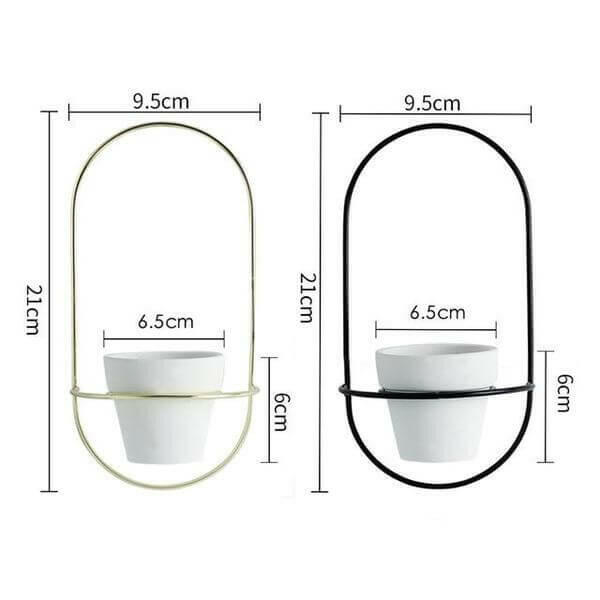 Esma - Rounded Wall Planter