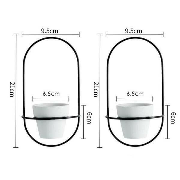 Esma - Rounded Wall Planter