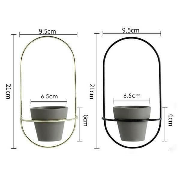 Esma - Rounded Wall Planter
