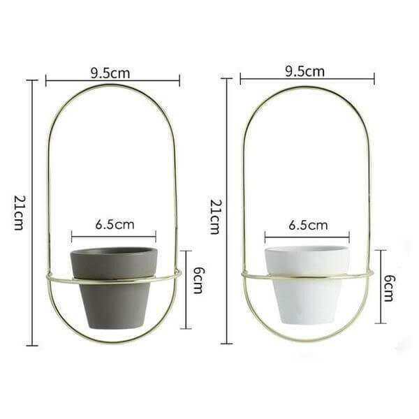 Esma - Rounded Wall Planter
