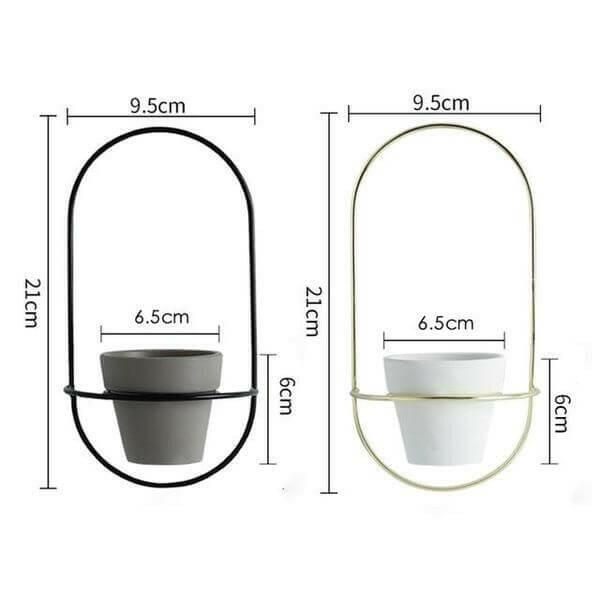 Esma - Rounded Wall Planter