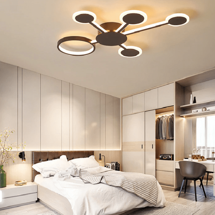 Euro Circular - Wide Ceiling LED Light W/ 4-7 Arms