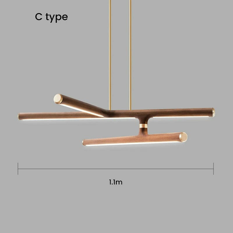 Garth - Vintage Wooden Chandelier