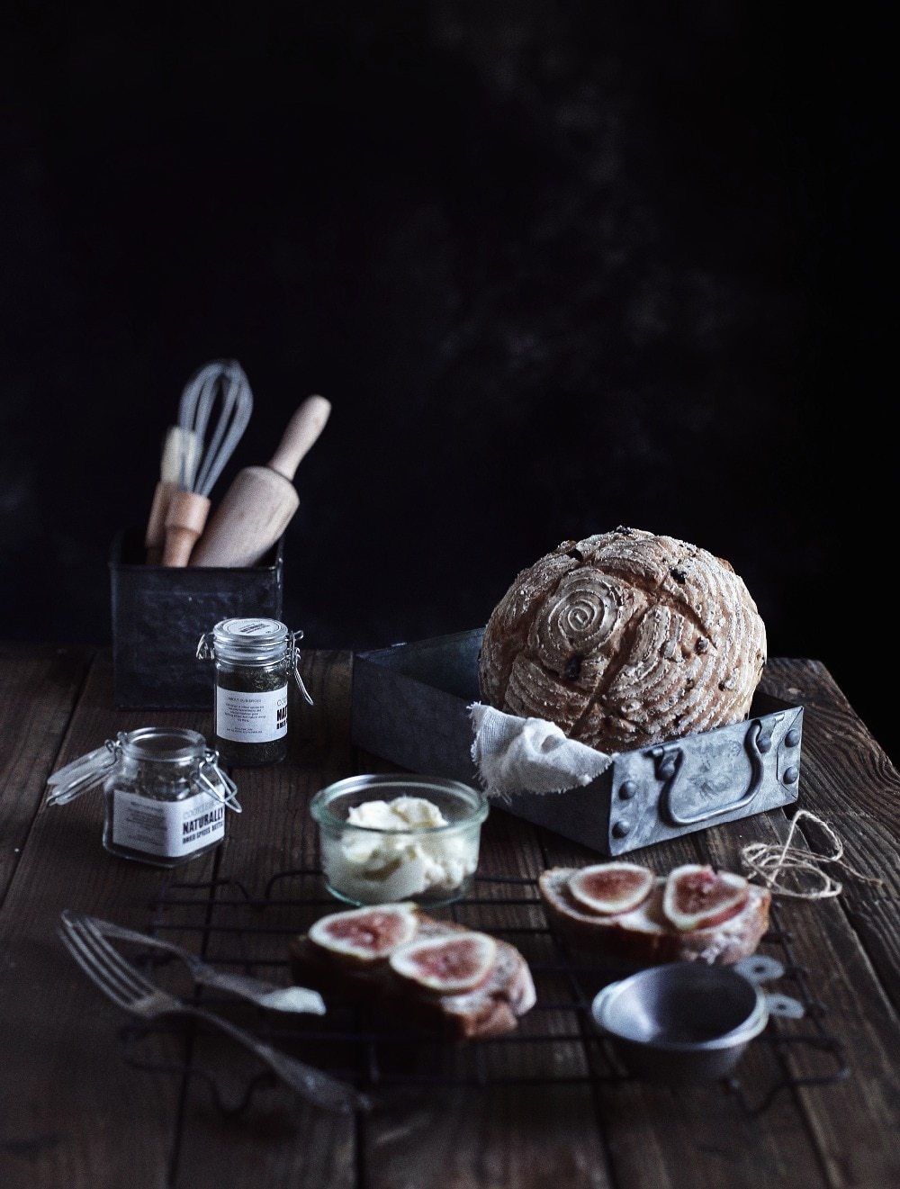 Retro Rustic Metal Serving Trays