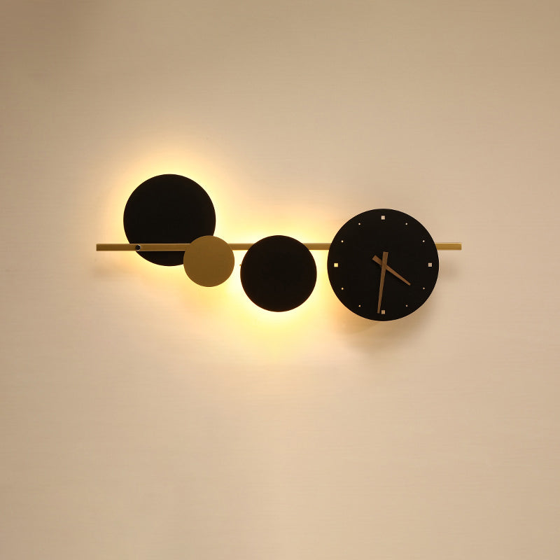 WOMO Sculptural Wall Clock with Led Light-WM6087