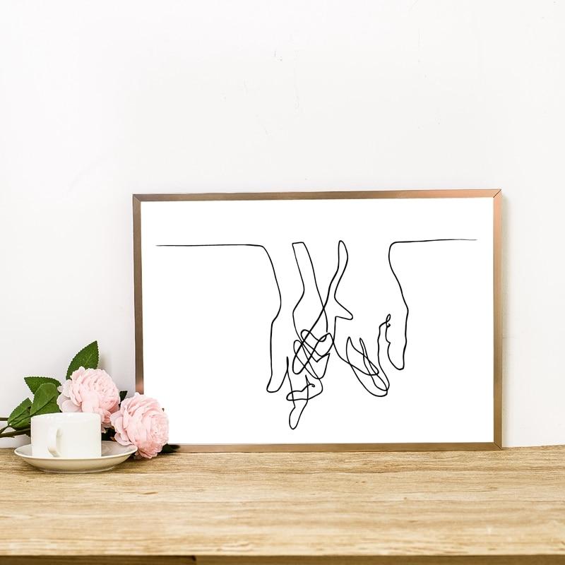 Abstract Lover's Hands