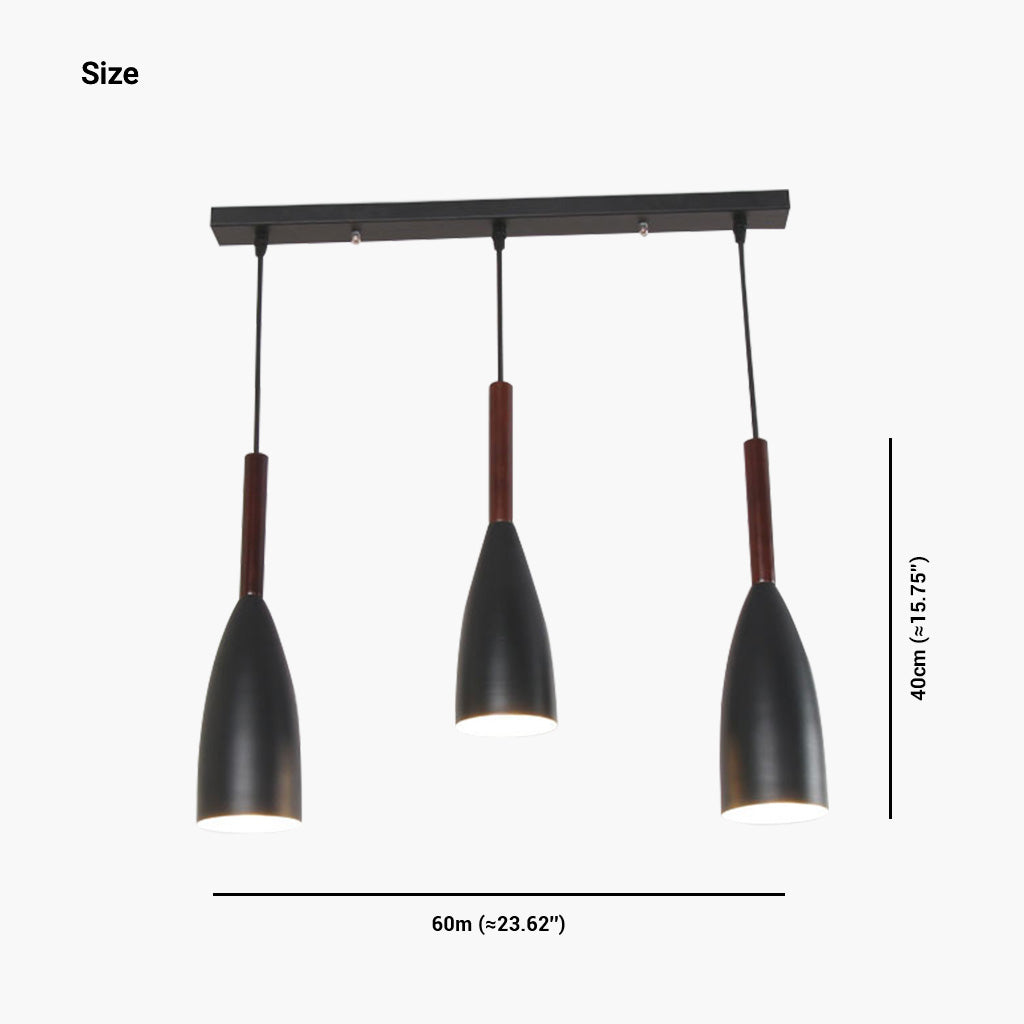 Pendant Light Cone Nordic Modern with Adjustable Height