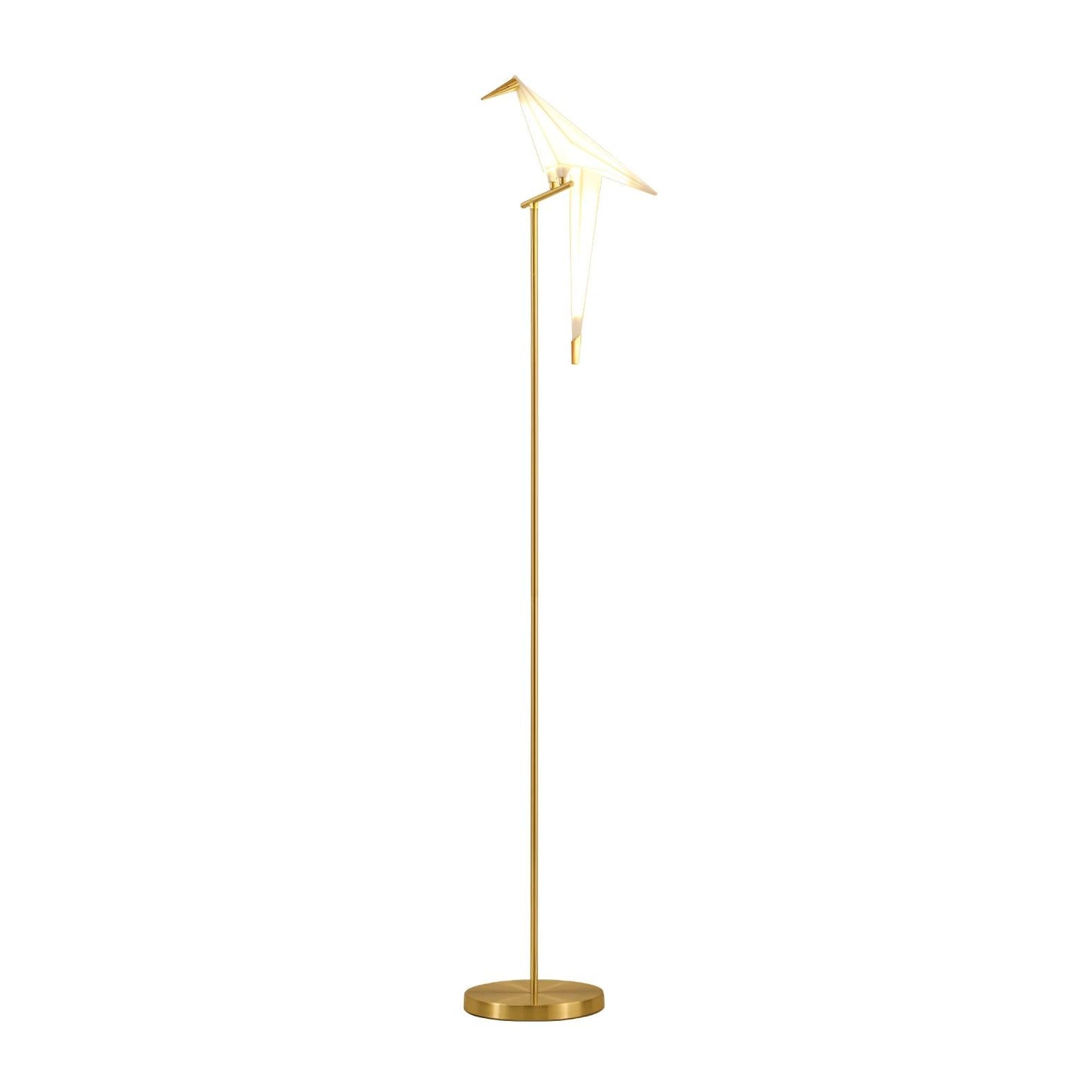 Paper Crane Bird Floor Lamp