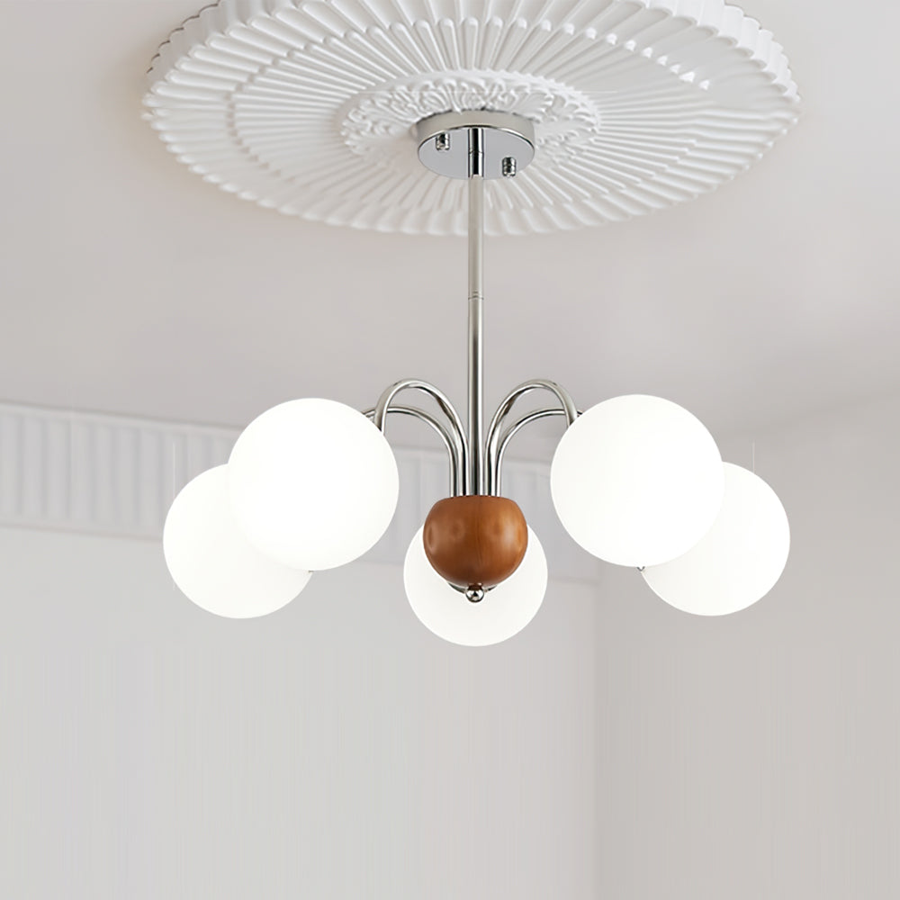 Polpgne Chrome Chandelier