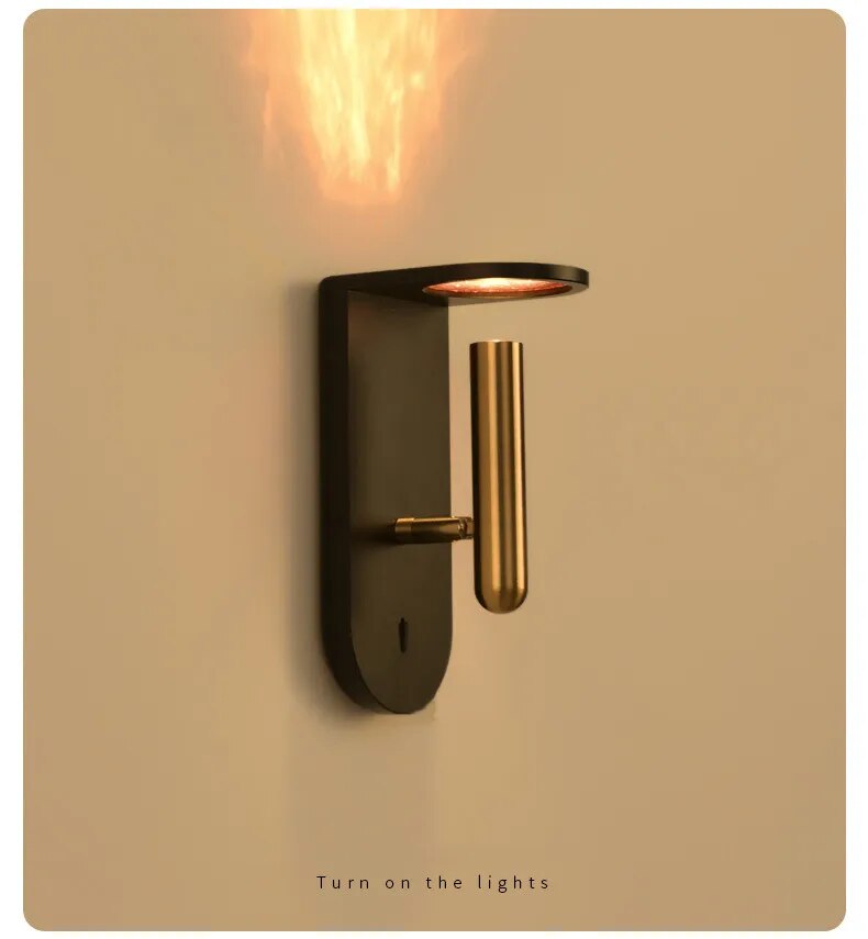 350° Nordic Flame Effect Wall Atmosphere Decorative Wall Lights